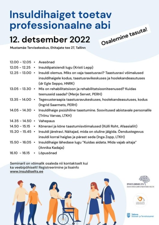 Seminar: Insuldihaiget toetav professionaalne abi, 12.12.2022