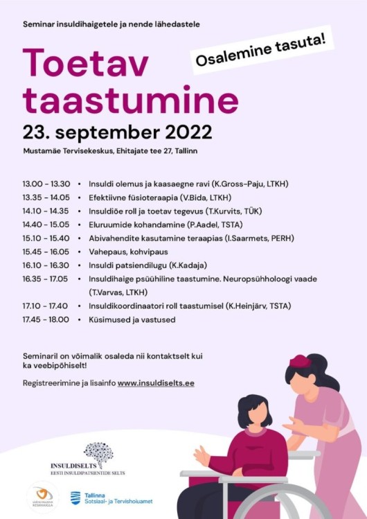 Seminar: Toetav taastumine, 23.09.2022